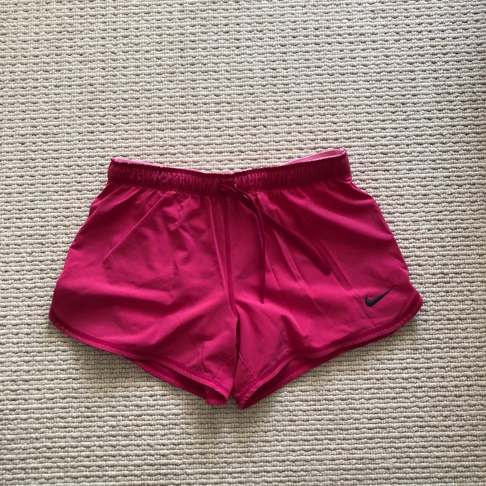 Pink nike shorts! Light pink shorts liner!